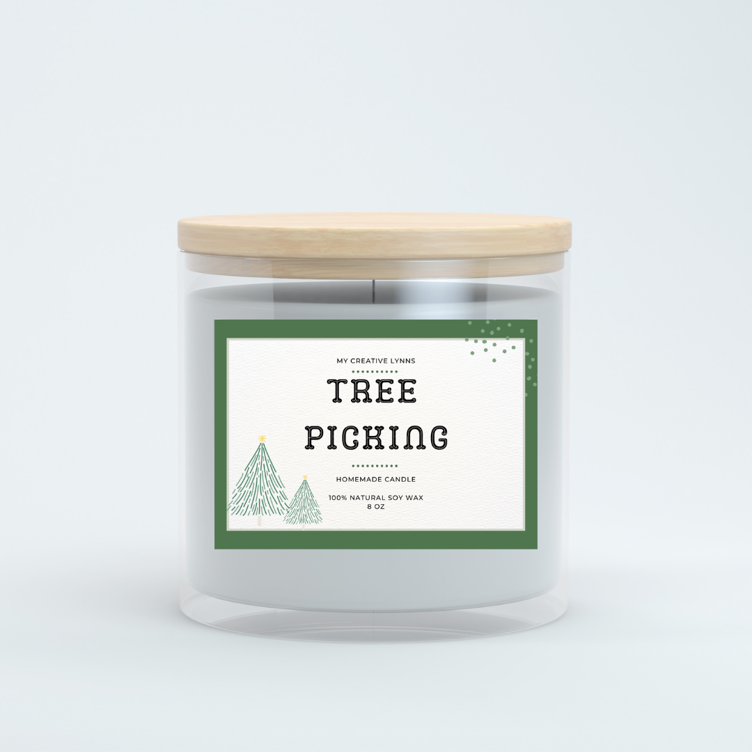 TREE PICKING Scented Soy Candle